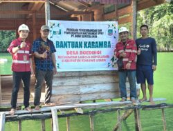 PT BSJ Serahkan Bantuan Karamba Kepada Kelompok Nelayan Mutiara Desa Boedingi